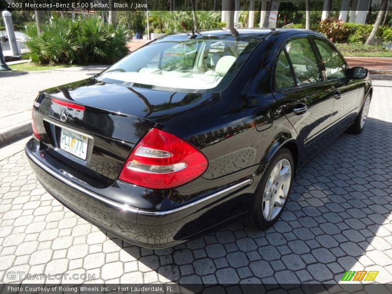 Black / Java 2003 Mercedes-Benz E 500 Sedan