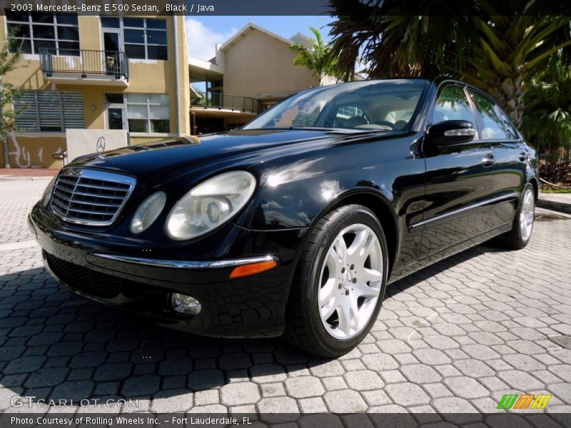 Black / Java 2003 Mercedes-Benz E 500 Sedan