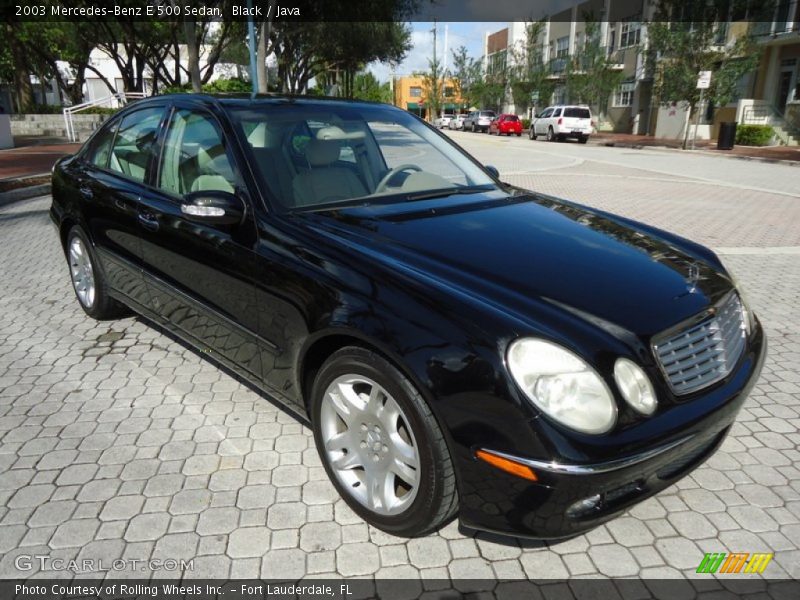 Black / Java 2003 Mercedes-Benz E 500 Sedan