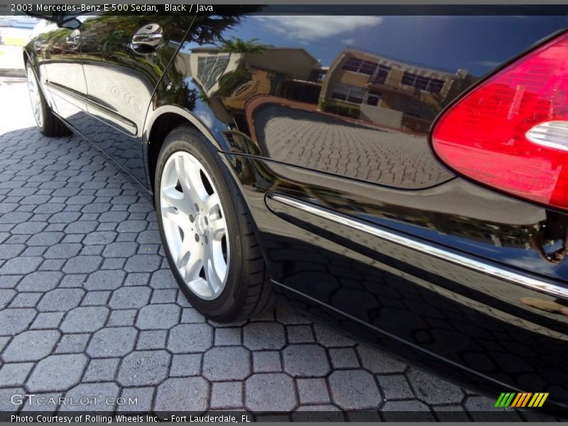 Black / Java 2003 Mercedes-Benz E 500 Sedan