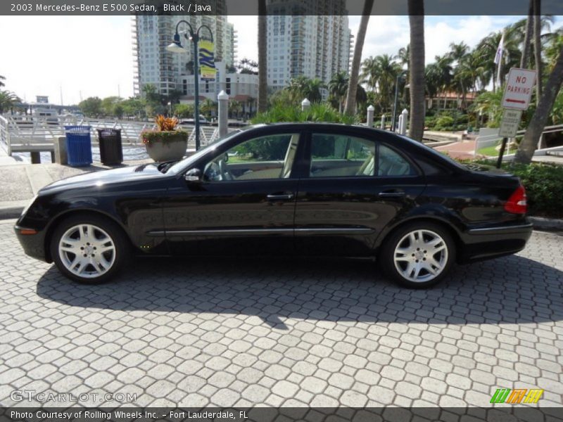 Black / Java 2003 Mercedes-Benz E 500 Sedan