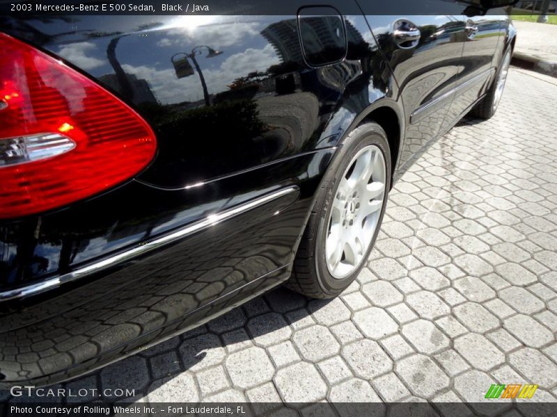 Black / Java 2003 Mercedes-Benz E 500 Sedan