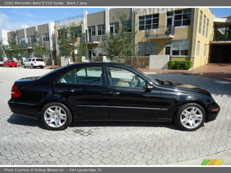 Black / Java 2003 Mercedes-Benz E 500 Sedan