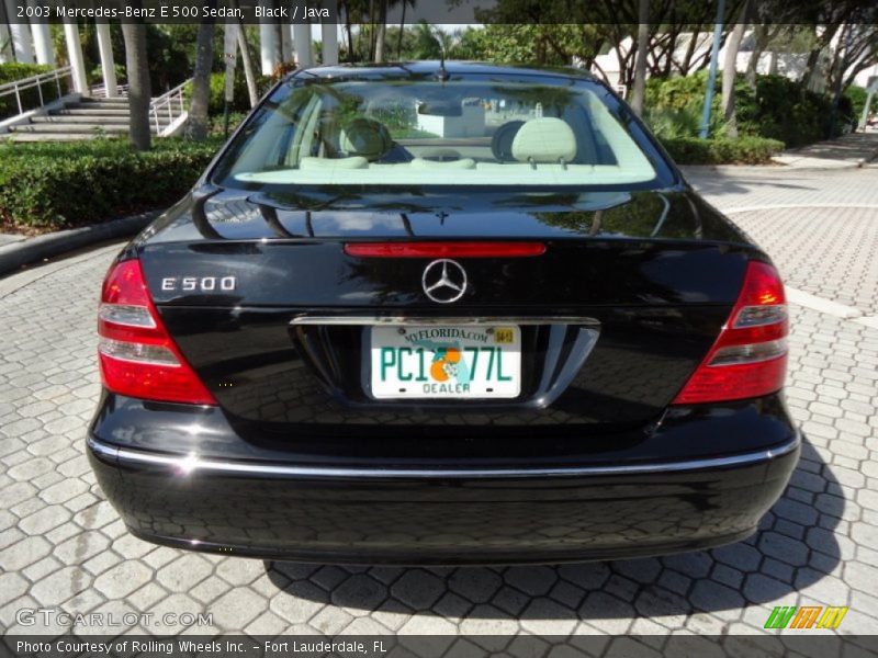 Black / Java 2003 Mercedes-Benz E 500 Sedan