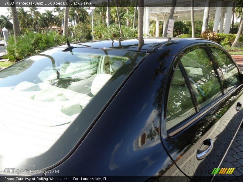 Black / Java 2003 Mercedes-Benz E 500 Sedan