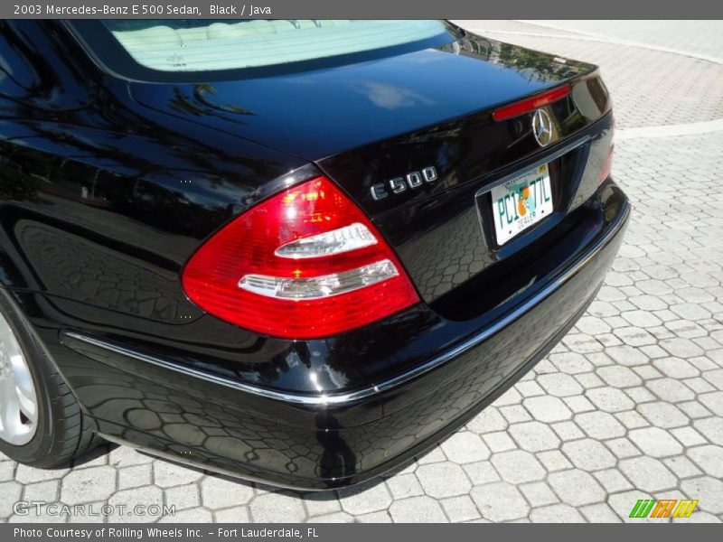 Black / Java 2003 Mercedes-Benz E 500 Sedan