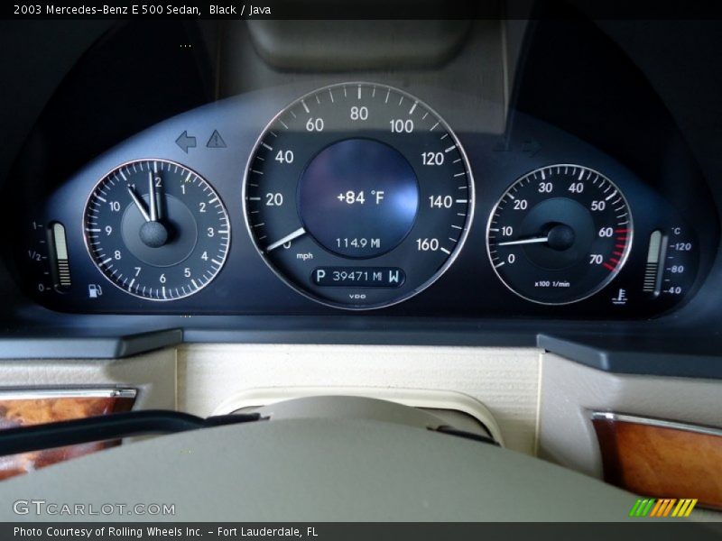 Black / Java 2003 Mercedes-Benz E 500 Sedan