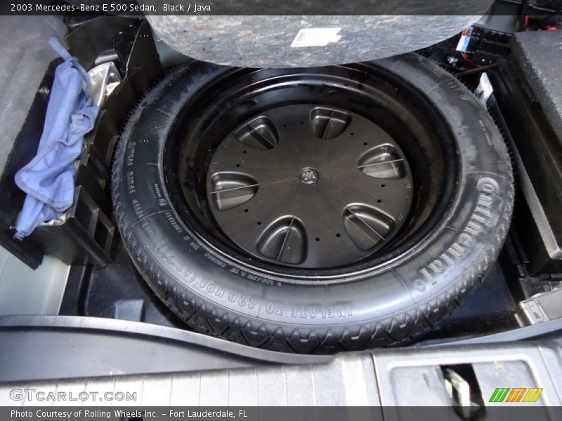 Black / Java 2003 Mercedes-Benz E 500 Sedan