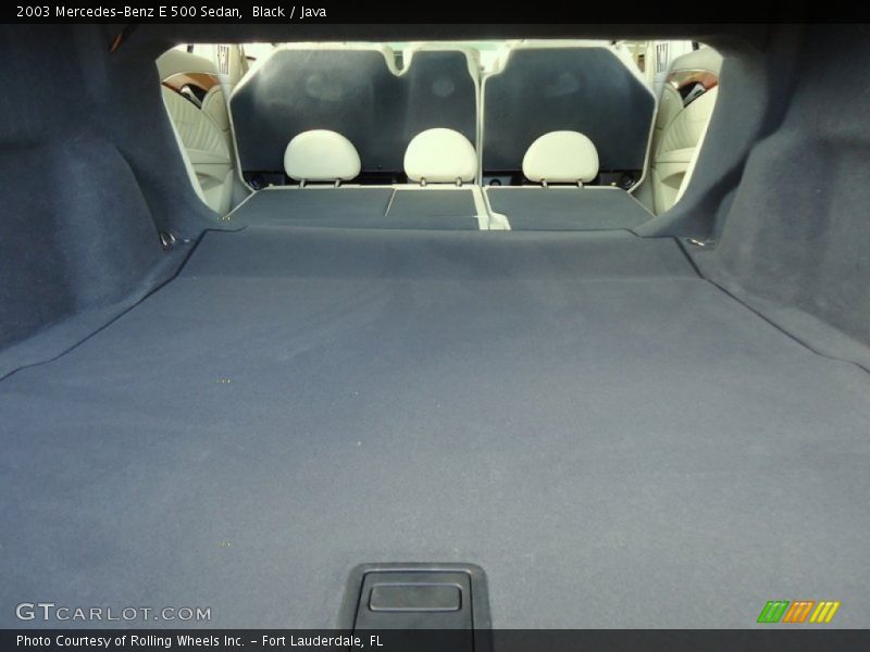 Black / Java 2003 Mercedes-Benz E 500 Sedan