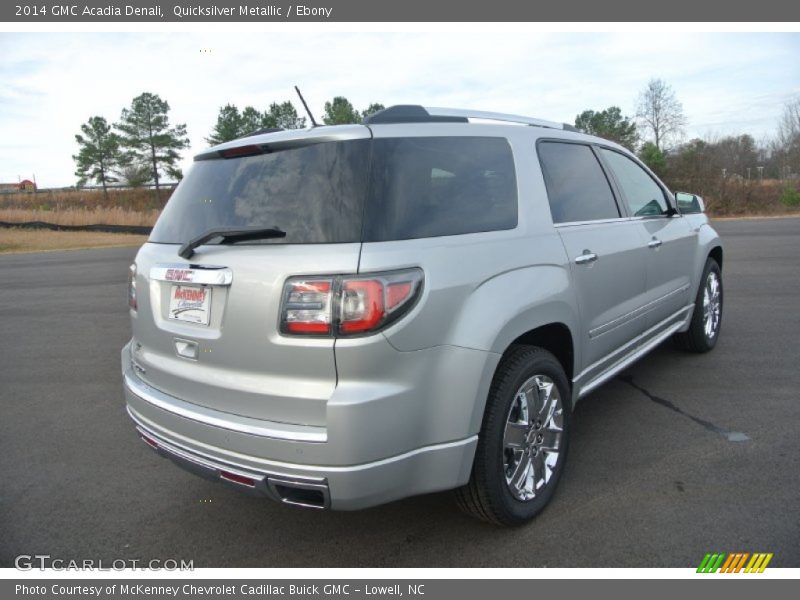 Quicksilver Metallic / Ebony 2014 GMC Acadia Denali