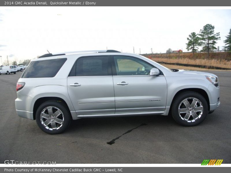 Quicksilver Metallic / Ebony 2014 GMC Acadia Denali