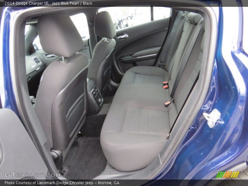 Jazz Blue Pearl / Black 2014 Dodge Charger SE