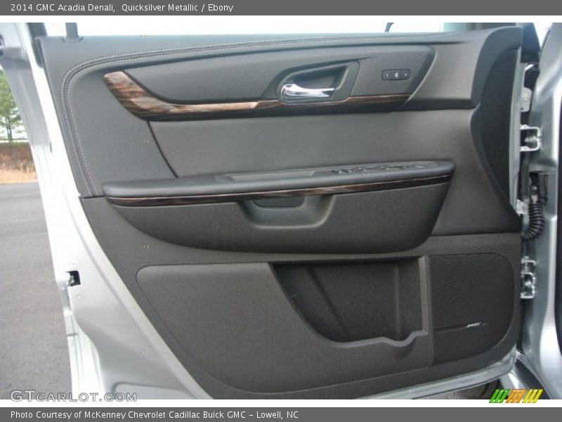 Quicksilver Metallic / Ebony 2014 GMC Acadia Denali