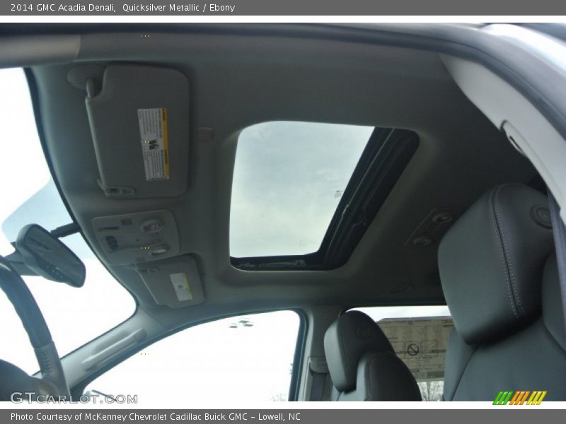 Quicksilver Metallic / Ebony 2014 GMC Acadia Denali