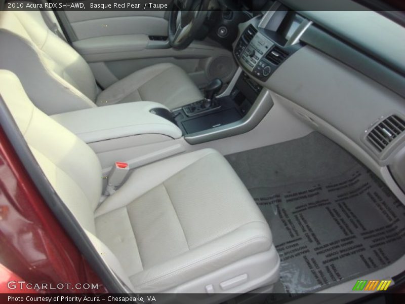 Basque Red Pearl / Taupe 2010 Acura RDX SH-AWD