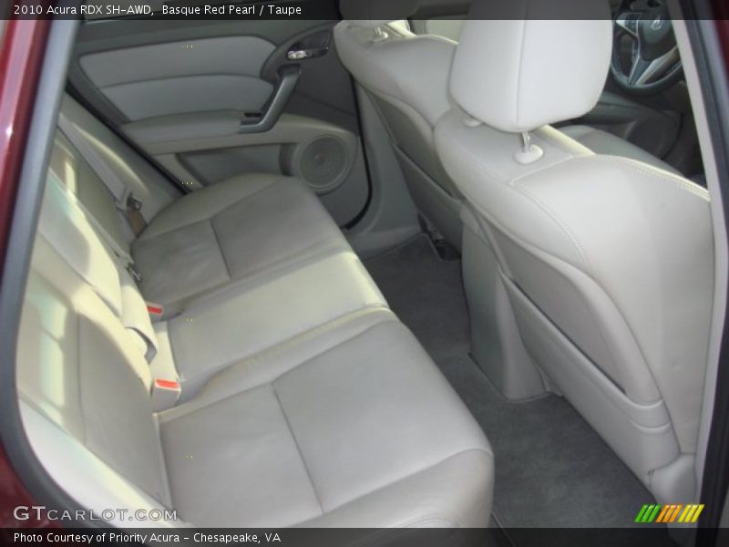 Basque Red Pearl / Taupe 2010 Acura RDX SH-AWD