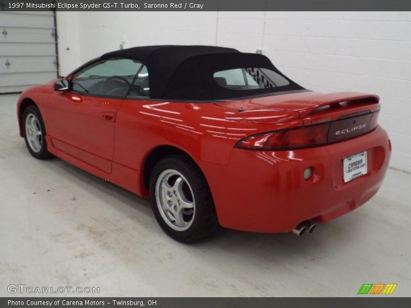 Saronno Red / Gray 1997 Mitsubishi Eclipse Spyder GS-T Turbo