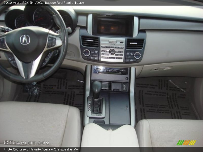 Basque Red Pearl / Taupe 2010 Acura RDX SH-AWD