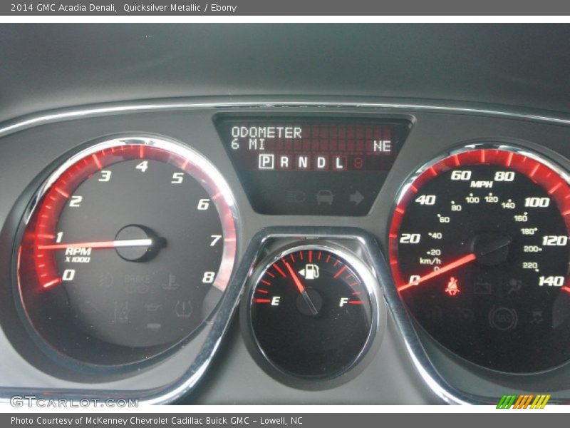 Quicksilver Metallic / Ebony 2014 GMC Acadia Denali