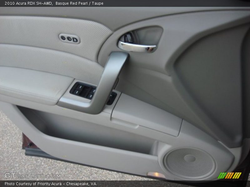 Basque Red Pearl / Taupe 2010 Acura RDX SH-AWD
