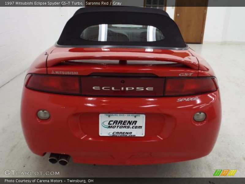 Saronno Red / Gray 1997 Mitsubishi Eclipse Spyder GS-T Turbo