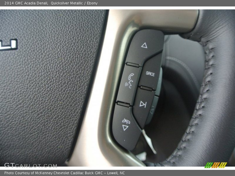 Quicksilver Metallic / Ebony 2014 GMC Acadia Denali