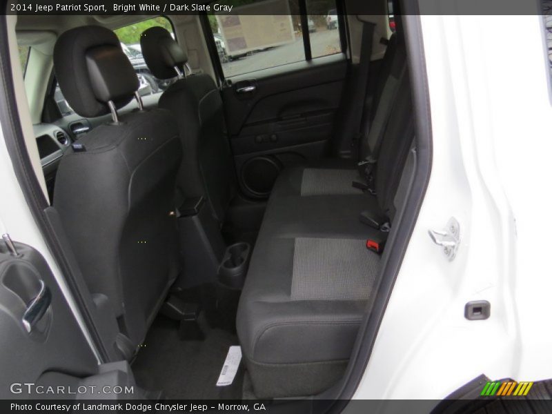 Bright White / Dark Slate Gray 2014 Jeep Patriot Sport