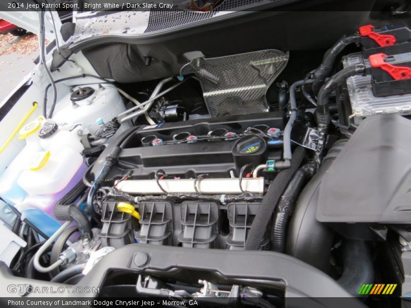 Bright White / Dark Slate Gray 2014 Jeep Patriot Sport