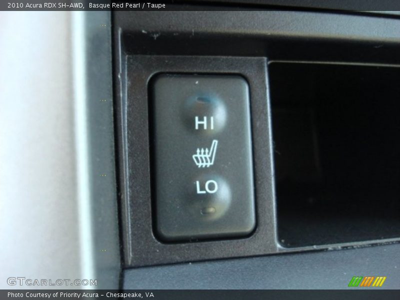 Basque Red Pearl / Taupe 2010 Acura RDX SH-AWD