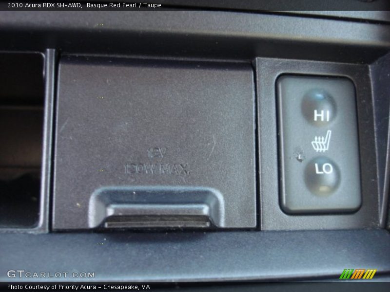 Basque Red Pearl / Taupe 2010 Acura RDX SH-AWD
