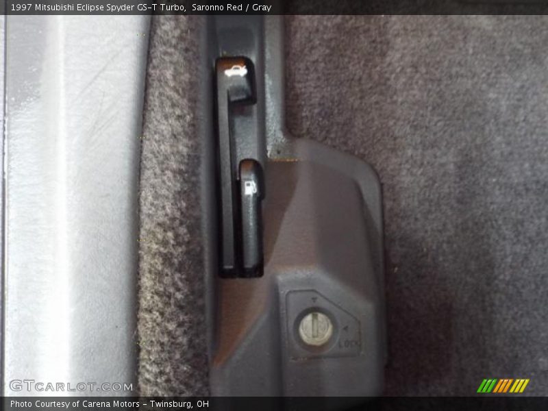 Saronno Red / Gray 1997 Mitsubishi Eclipse Spyder GS-T Turbo