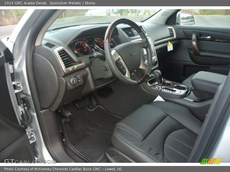 Quicksilver Metallic / Ebony 2014 GMC Acadia Denali