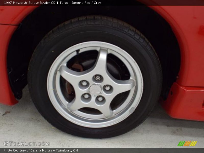 Saronno Red / Gray 1997 Mitsubishi Eclipse Spyder GS-T Turbo