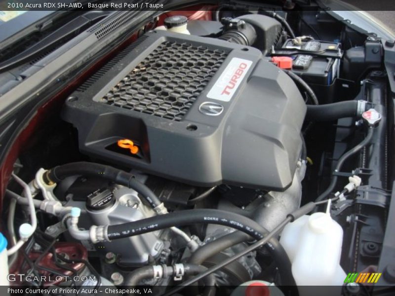 Basque Red Pearl / Taupe 2010 Acura RDX SH-AWD