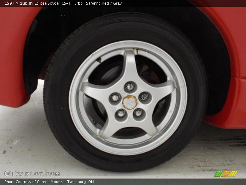 Saronno Red / Gray 1997 Mitsubishi Eclipse Spyder GS-T Turbo