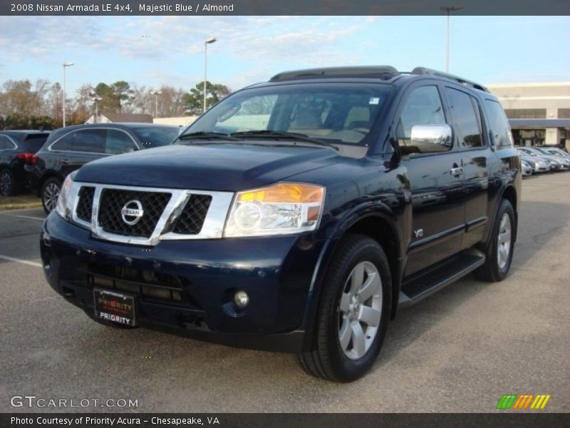 Majestic Blue / Almond 2008 Nissan Armada LE 4x4