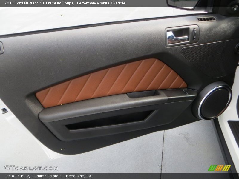 Performance White / Saddle 2011 Ford Mustang GT Premium Coupe