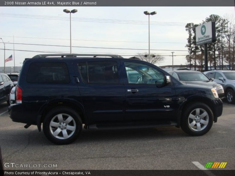 Majestic Blue / Almond 2008 Nissan Armada LE 4x4