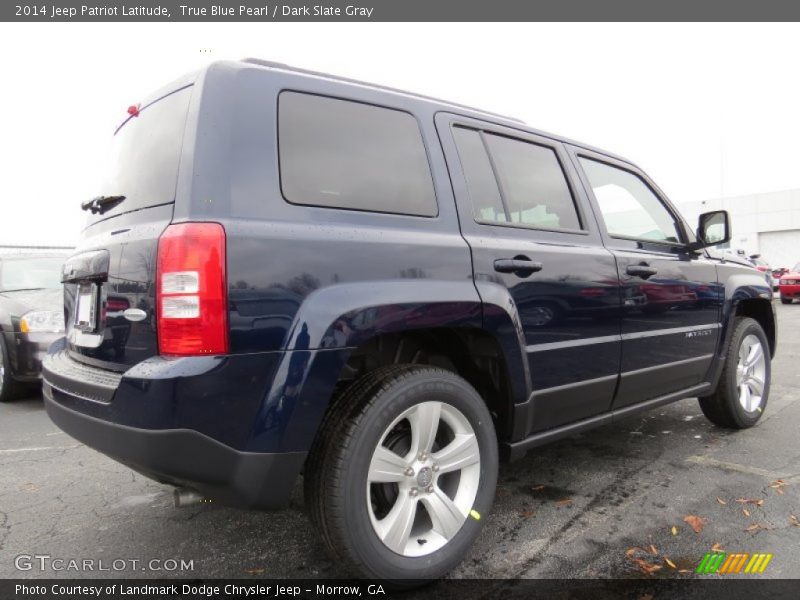 True Blue Pearl / Dark Slate Gray 2014 Jeep Patriot Latitude