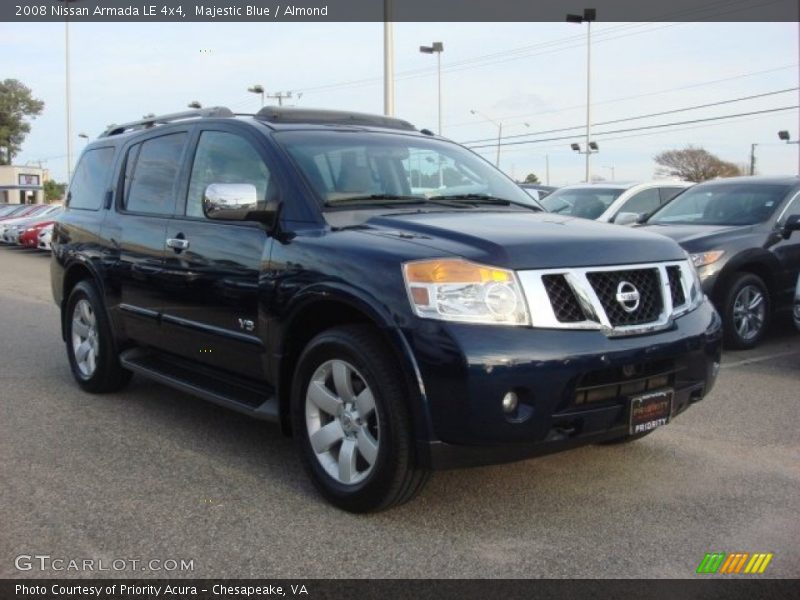Majestic Blue / Almond 2008 Nissan Armada LE 4x4