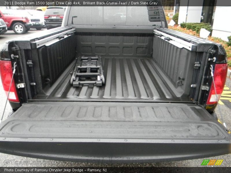 Brilliant Black Crystal Pearl / Dark Slate Gray 2011 Dodge Ram 1500 Sport Crew Cab 4x4
