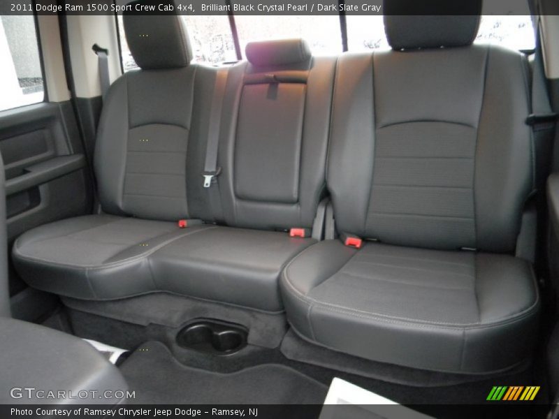 Brilliant Black Crystal Pearl / Dark Slate Gray 2011 Dodge Ram 1500 Sport Crew Cab 4x4