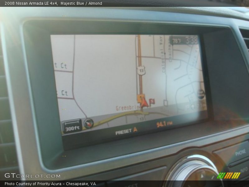 Majestic Blue / Almond 2008 Nissan Armada LE 4x4
