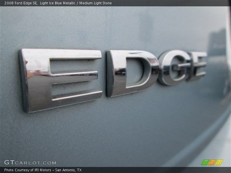 Light Ice Blue Metallic / Medium Light Stone 2008 Ford Edge SE
