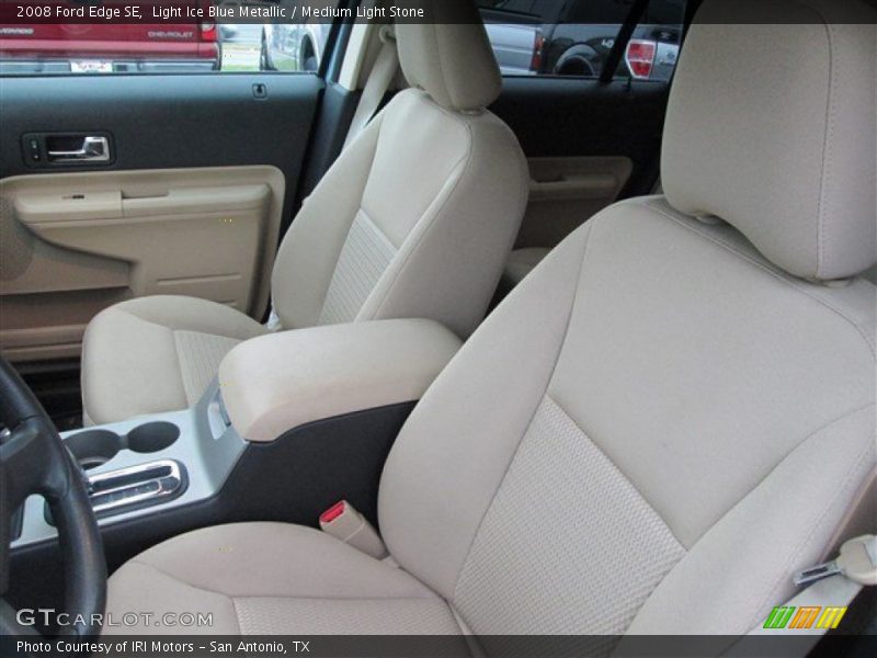 Light Ice Blue Metallic / Medium Light Stone 2008 Ford Edge SE