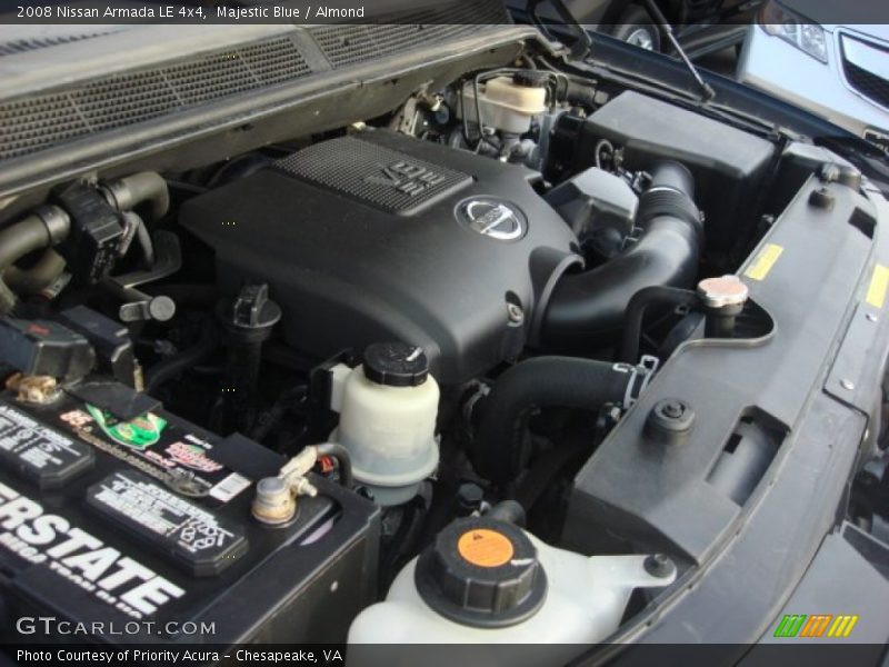 Majestic Blue / Almond 2008 Nissan Armada LE 4x4