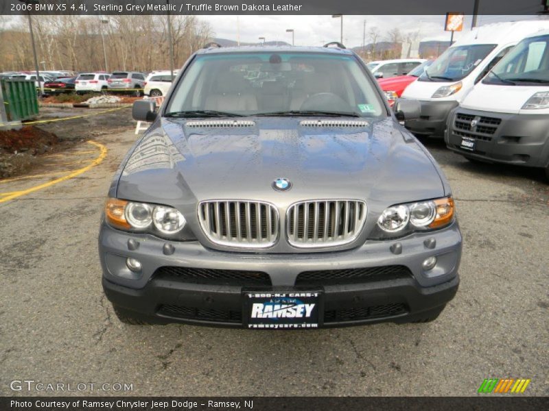 Sterling Grey Metallic / Truffle Brown Dakota Leather 2006 BMW X5 4.4i