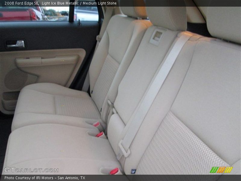 Light Ice Blue Metallic / Medium Light Stone 2008 Ford Edge SE