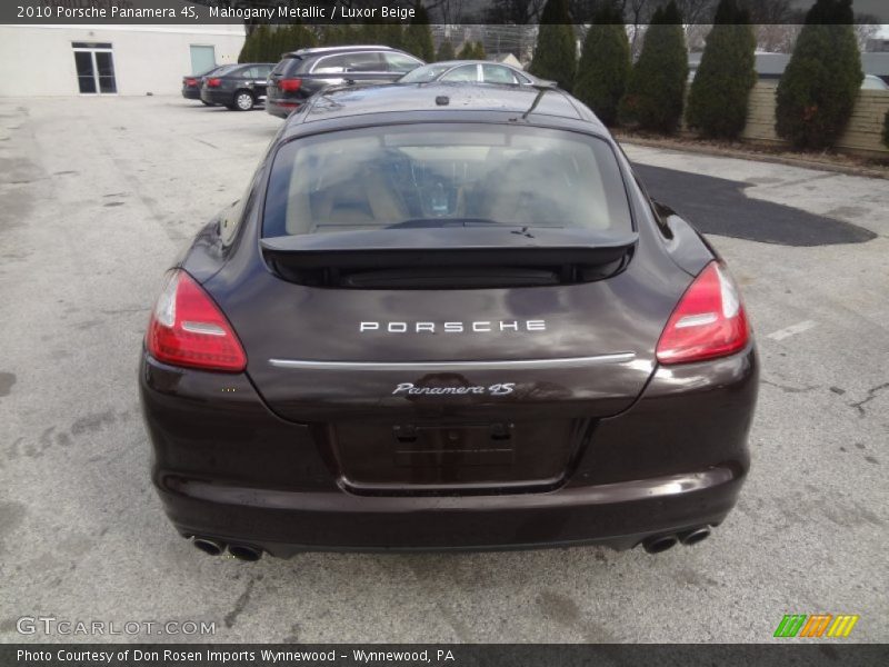 Mahogany Metallic / Luxor Beige 2010 Porsche Panamera 4S