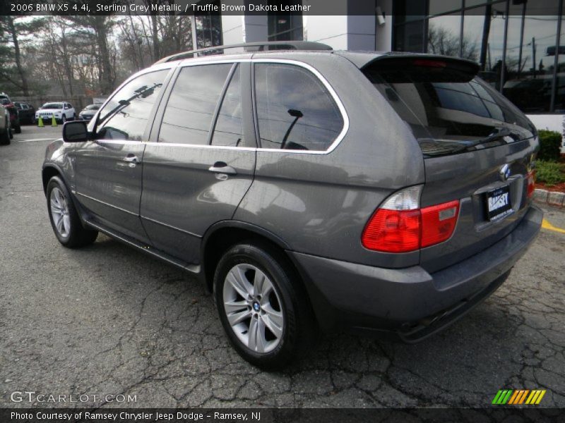 Sterling Grey Metallic / Truffle Brown Dakota Leather 2006 BMW X5 4.4i